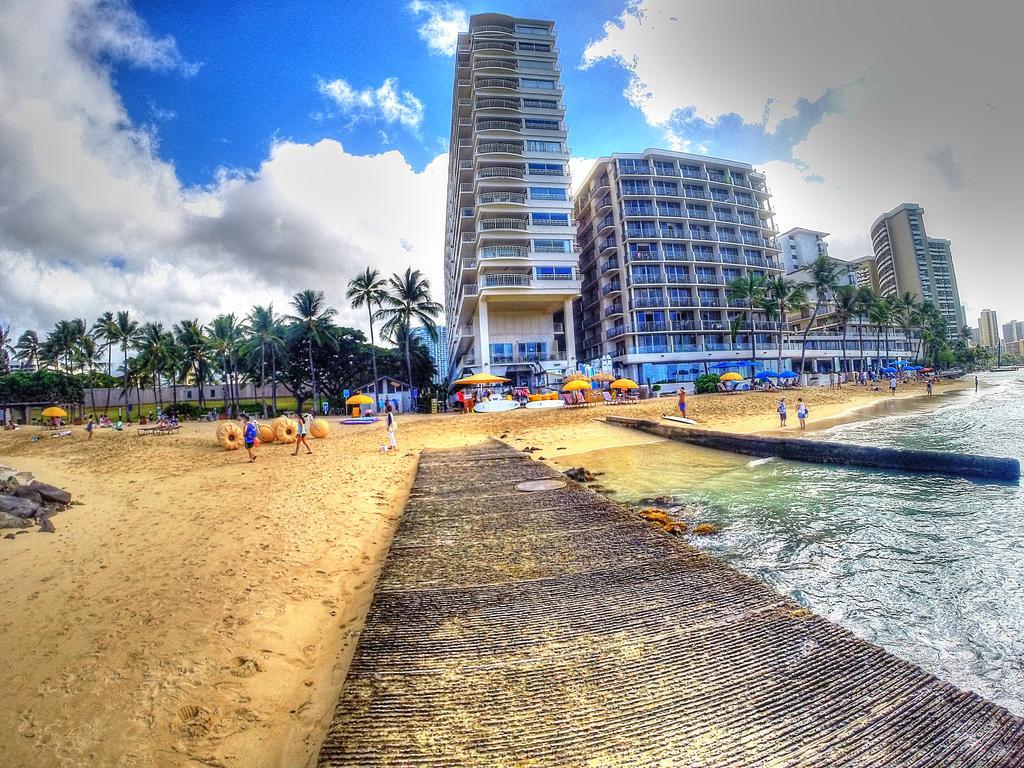 Waikiki Shore 515 Beachfront&Upgrade Lägenhet Honolulu Exteriör bild