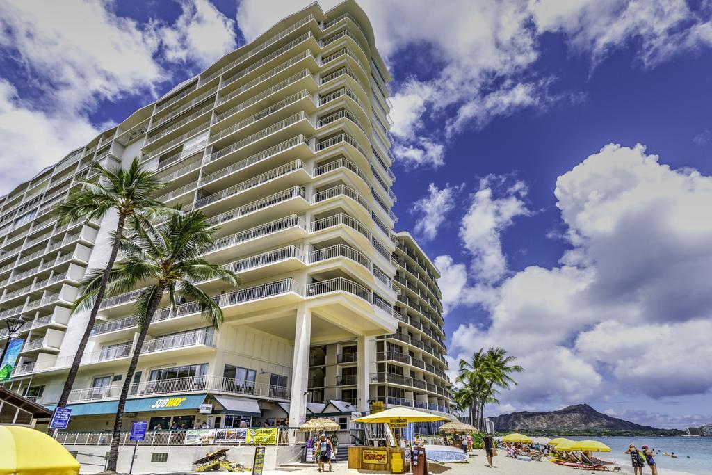 Waikiki Shore 515 Beachfront&Upgrade Lägenhet Honolulu Exteriör bild